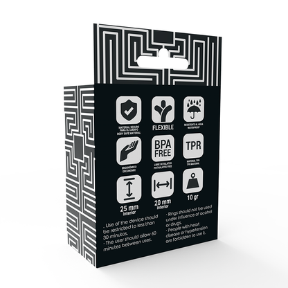 JUGUETES ADICTO - JUEGO DE ANILLOS EN C NEGROS