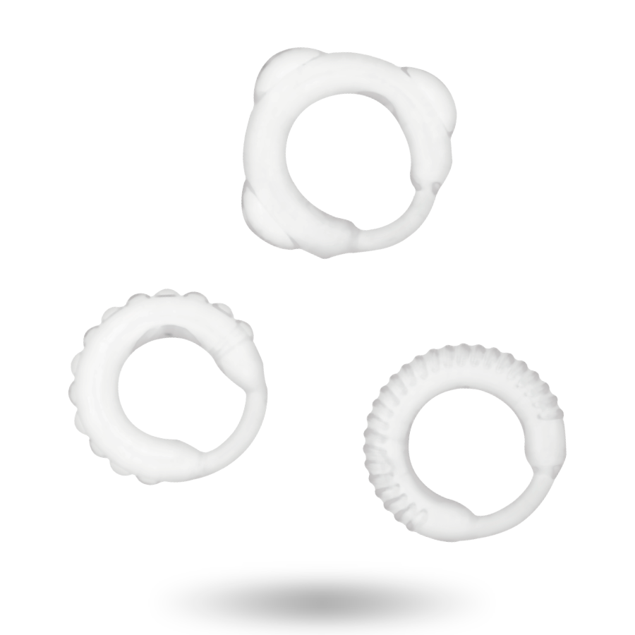 JUGUETES ADICTO - JUEGO DE ANILLOS C TRANSPARENTES
