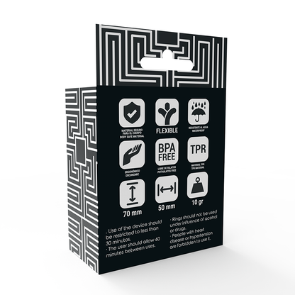 JUGUETES ADICTO - POTENZ - ANILLO C PARA PENE NEGRO