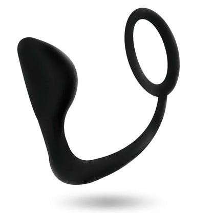 Addicted Toys – Plug Anal avec Anneau Pénis Noir