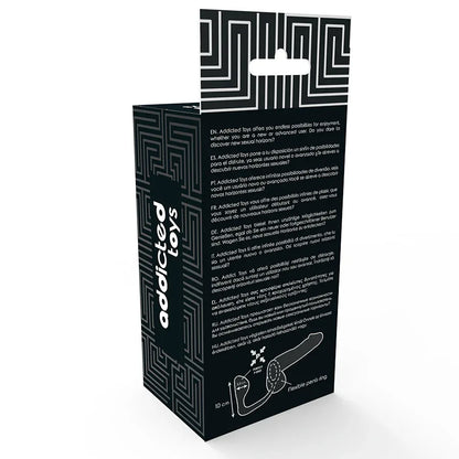 Addicted Toys – Plug Anal avec Anneau Pénis Noir