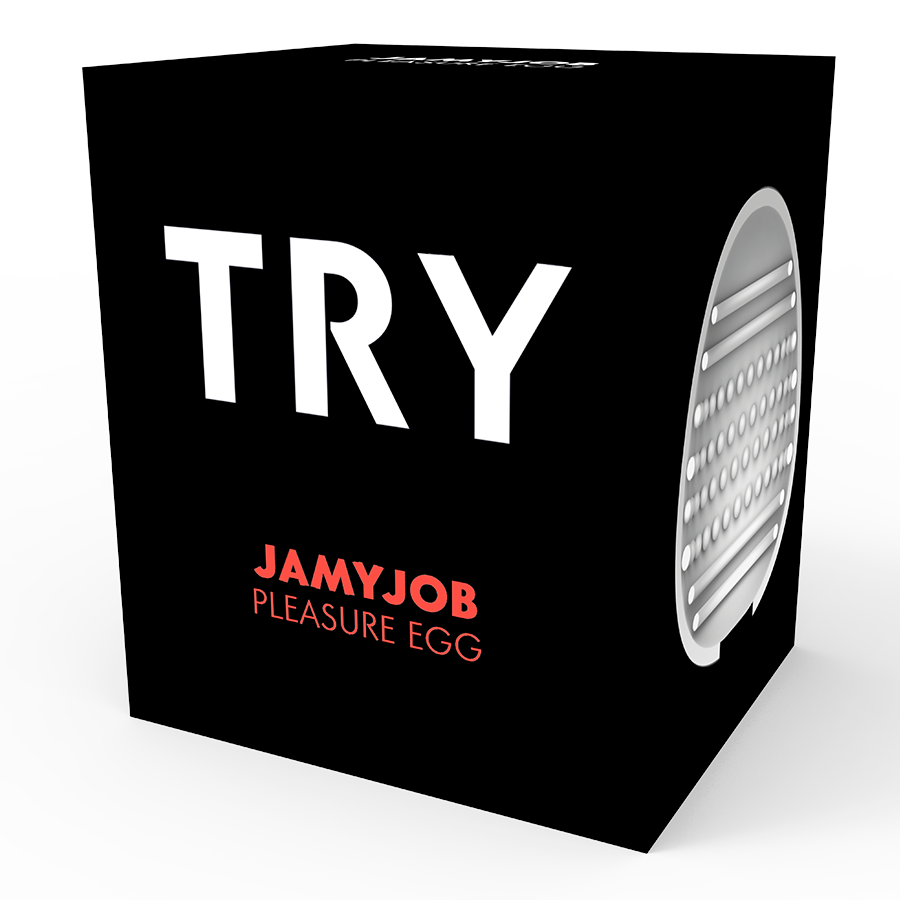 JAMYJOB - MASTURBADOR DE HUEVO NEGRO VERSIÓN DISCRETA