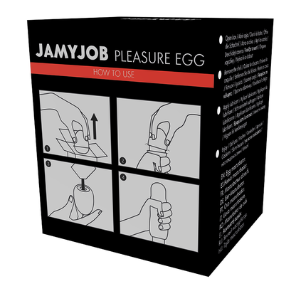 JAMYJOB - MASTURBADOR DE HUEVO NEGRO VERSIÓN DISCRETA