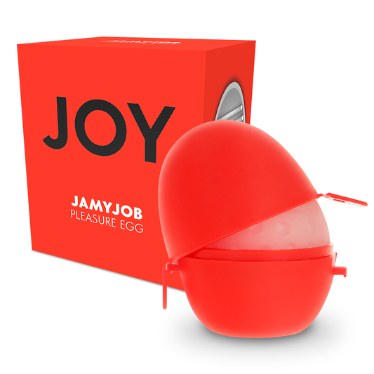 JAMYJOB - MASTURBADOR ROJO HUEVO VERSIÓN DISCRETA