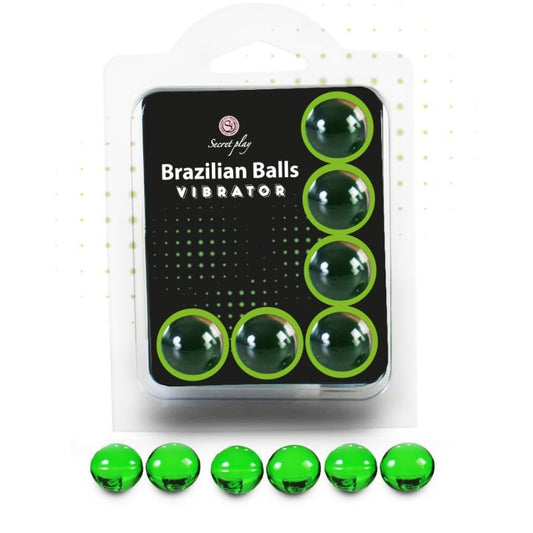 SECRETPLAY - SET 6 BRÉSILIENNES VIBRATEUR BOULES