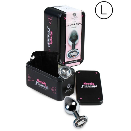 SECRETPLAY - ANAL PLUG TAILLE L - CLAIR