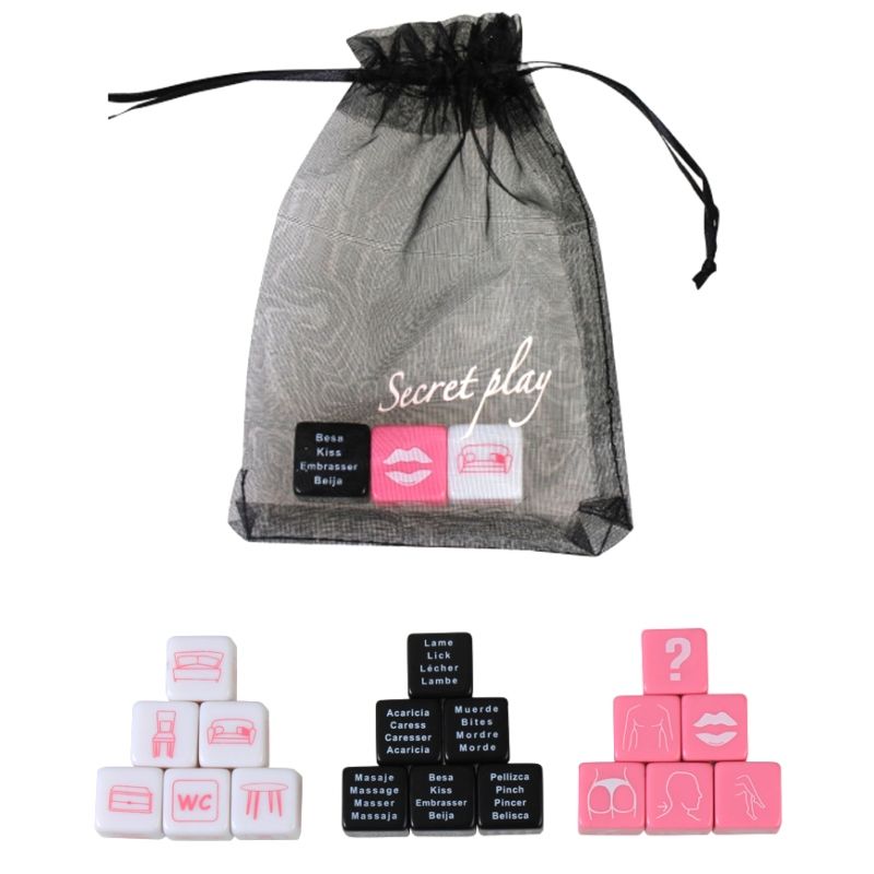 SECRETPLAY - JUEGO DE 3 DADOS (ES/PT/EN/FR)