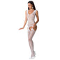 PASIÓN - MUJER BS062 BODYSTOCK BLANCO TALLA ÚNICA
