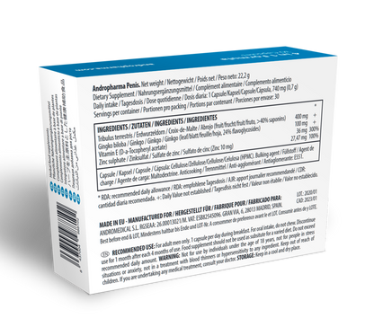 ANDROPHARMA PENIS - SUPLEMENTO PARA EL AGRANDAMIENTO DEL PENE