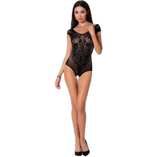Passion – Femme Bs064 Bodystocking Blanc taille Unique