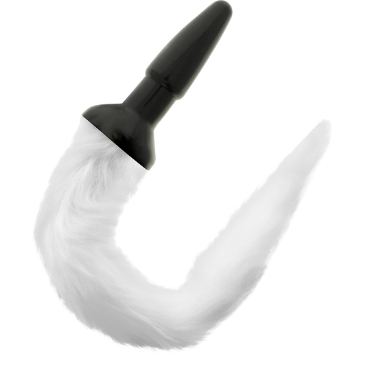 DARKNESS - ANAL PLUG IN SILICONE AVEC QUEUE BLANCHE