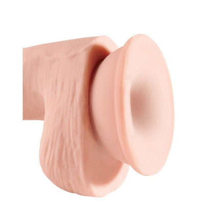 KING COCK - DILDO DE TRIPLE DENSIDAD DE 14 CM