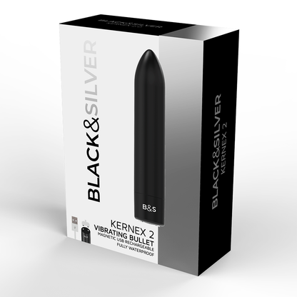 Vibrateur balle magnétique vibrante noir kernex 2 – Black & Silver