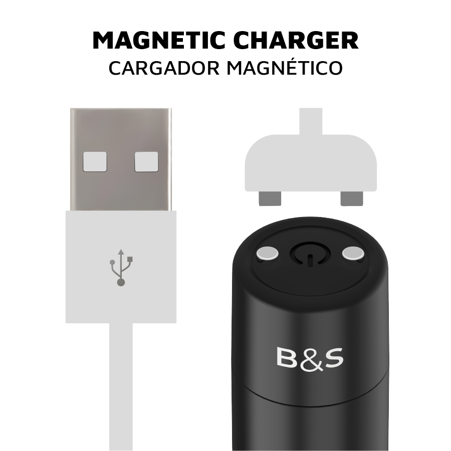 Vibrateur balle magnétique vibrante noir kernex 2 – Black & Silver