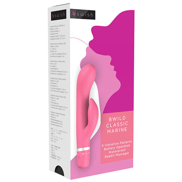 B SWISH - VIBRADOR CLÁSICO BWILD CONEJO MARINO GOYAVA