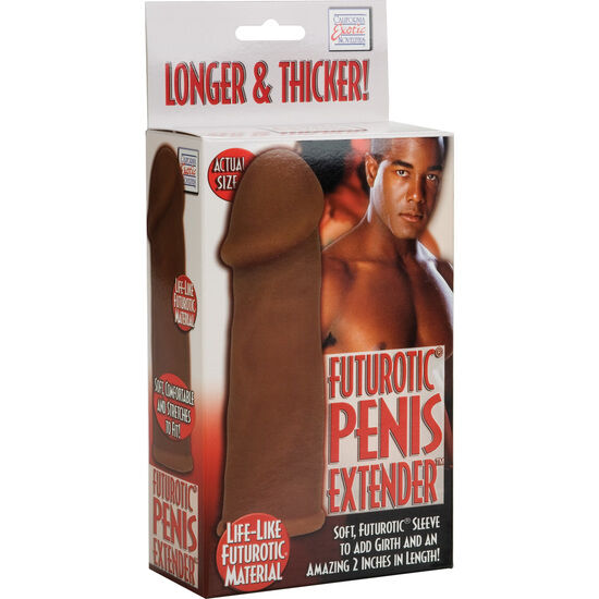 CALEXOTICS - EXTENSIÓN DE PENE MARRÓN FUTUROTIC