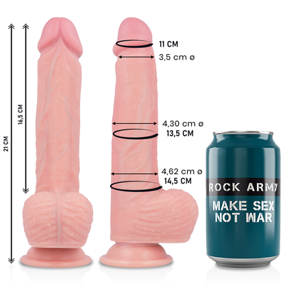 ROCKARMY - GODE IN SILICONE LIQUIDE PREMIUM SPITFIRE 21 CM -O- 4.62 CM