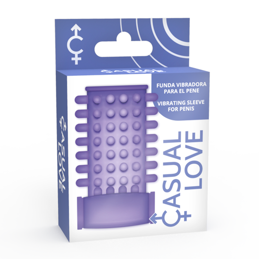 CASUAL LOVE - FUNDA PARA PENE CON VIBRADOR LILA
