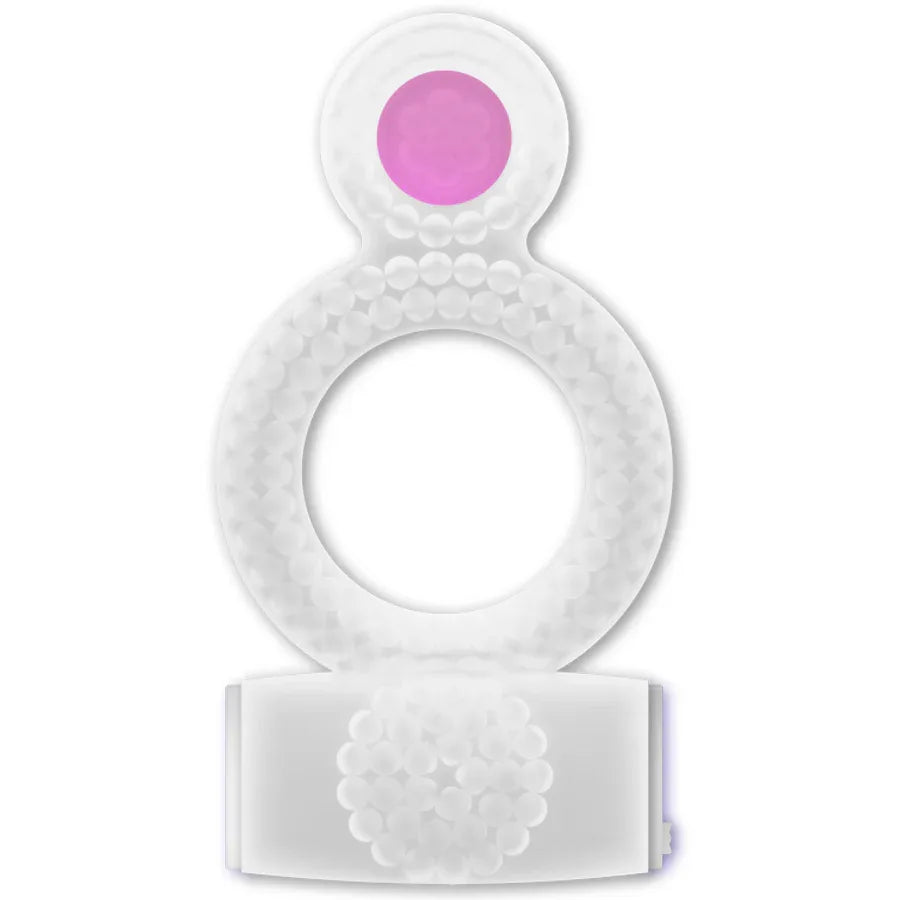 Casual Love – Bague Transparente Double Plaisir