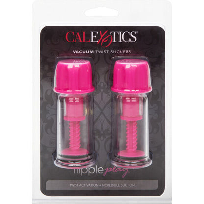 CALEXOTICS - VAGUE STIMULANTE POUR TÉTONS ROSE À TORSION SOUS VIDE
