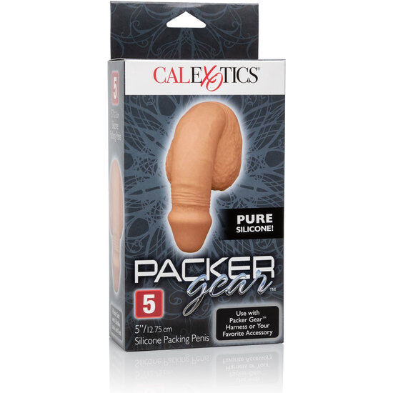 CALEXOTICS - SILICONE PÉNIS PACKAGING 12.75 CM CARAMEL