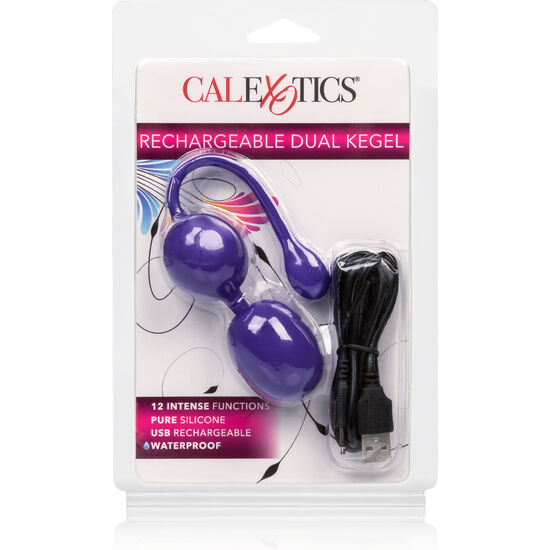 CALEXOTICS - KEGEL DOBLE RECARGABLE MORADO