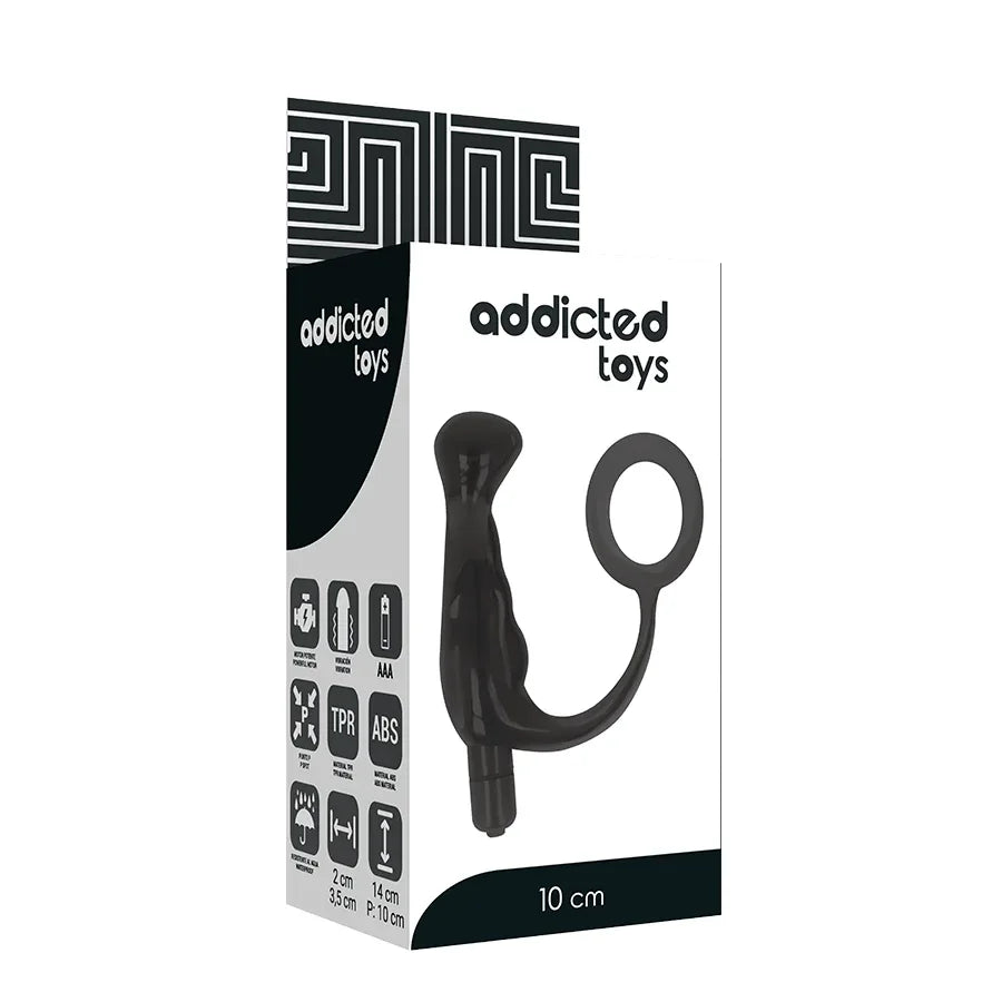 Addicted Toys – Vibrateur Prost Tico Noir 10 cm