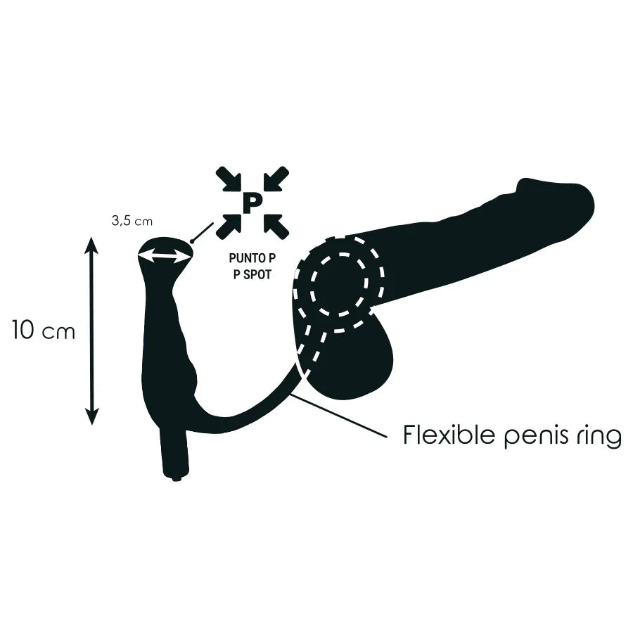 Addicted Toys – Vibrateur Prost Tico Noir 10 cm