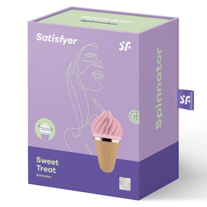 SATISFYER - SPINNATOR SWEET TREAT NOIR