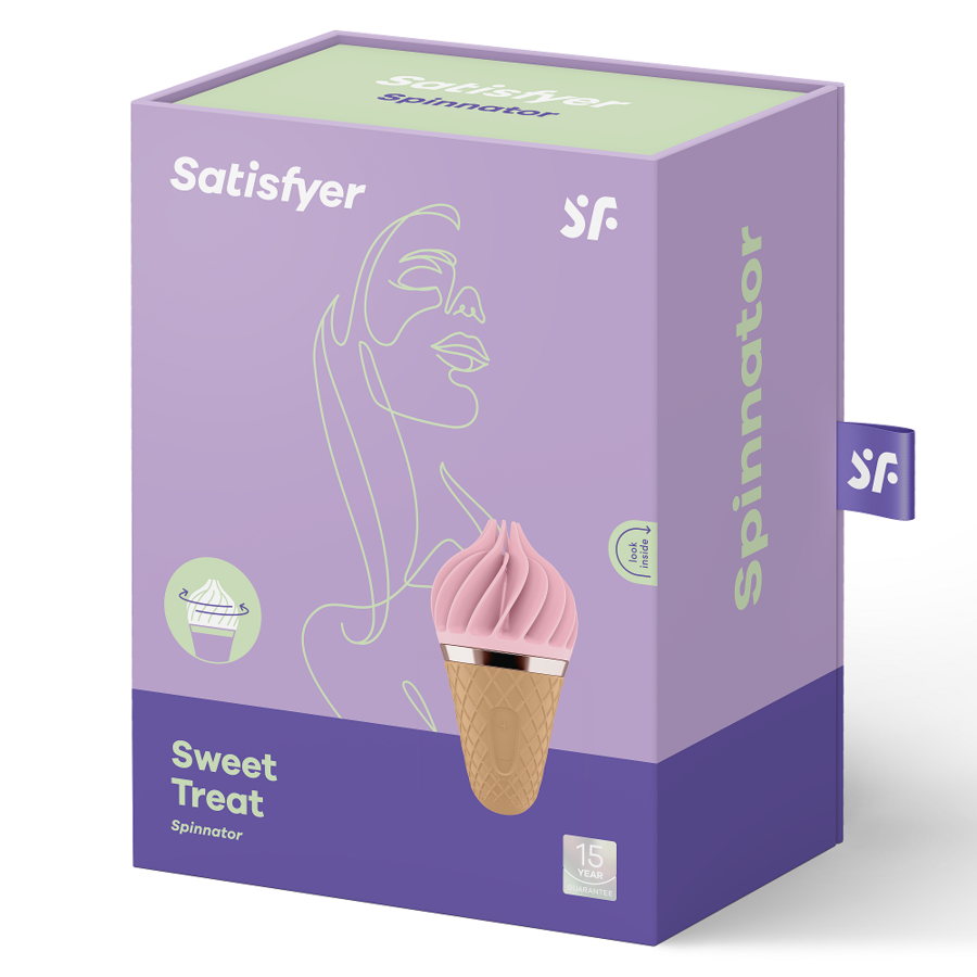 SATISFYER - SWEET TREAT SPINNATOR BLACK