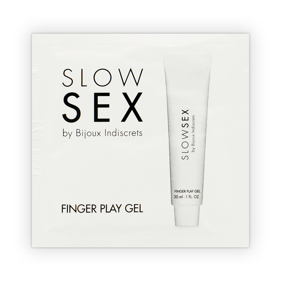 Gel de massage sexe lent avec jeu de doigts monodose – Bijoux Indiscrets