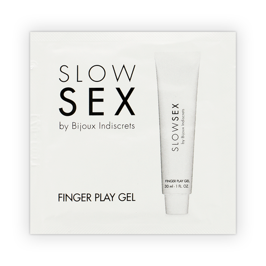 Gel de massage sexe lent avec jeu de doigts monodose – Bijoux Indiscrets