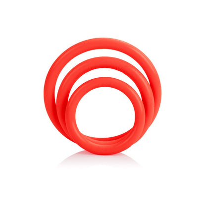 CALEXOTICS - RED ERECTION RING SET OF THREE