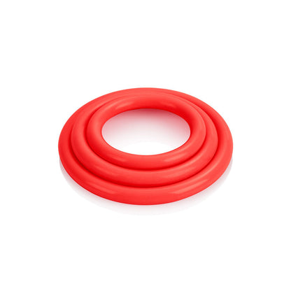 CALEXOTICS - RED ERECTION RING SET OF THREE
