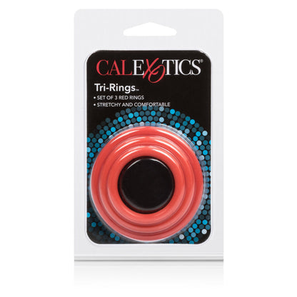 CALEXOTICS - RED ERECTION RING SET OF THREE