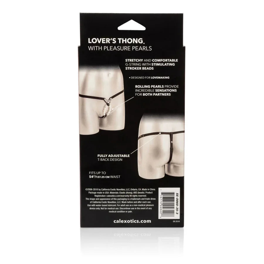 Calexotics – Lovers String avec Perles de Plaisir