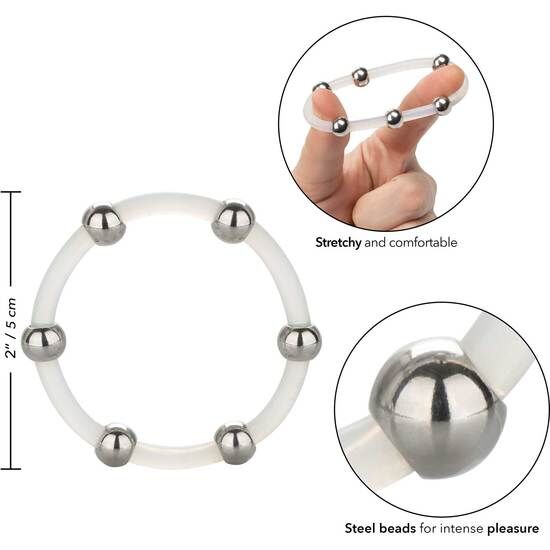 CALEXOTICS - PERLÉE SILICONE BAG ACIER XL