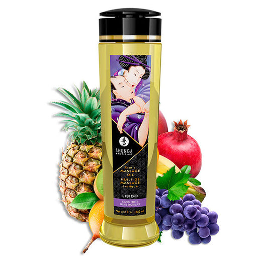SHUNGA - ACEITE DE MASAJE LIBIDO ERÓTICO 240 ML