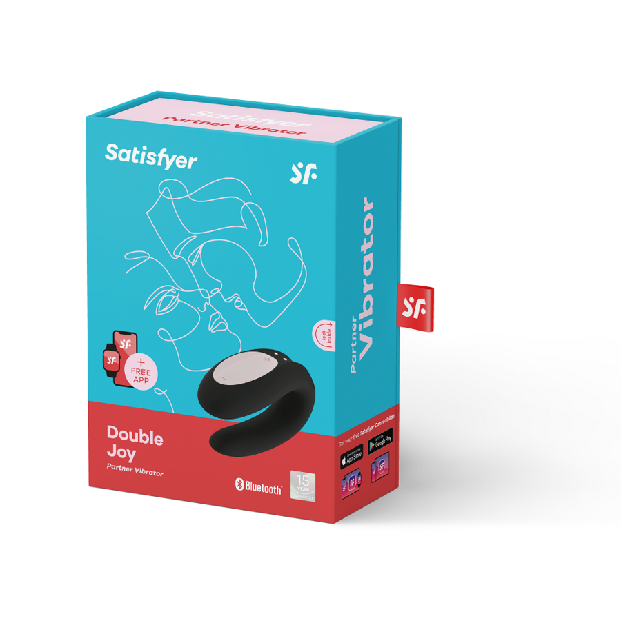 SATISFYER - DOBLE JOY CON APLICACIÓN VIOLETA