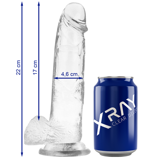 Bite transparente avec boules 22 cm -o- 4.6 cm – X Ray