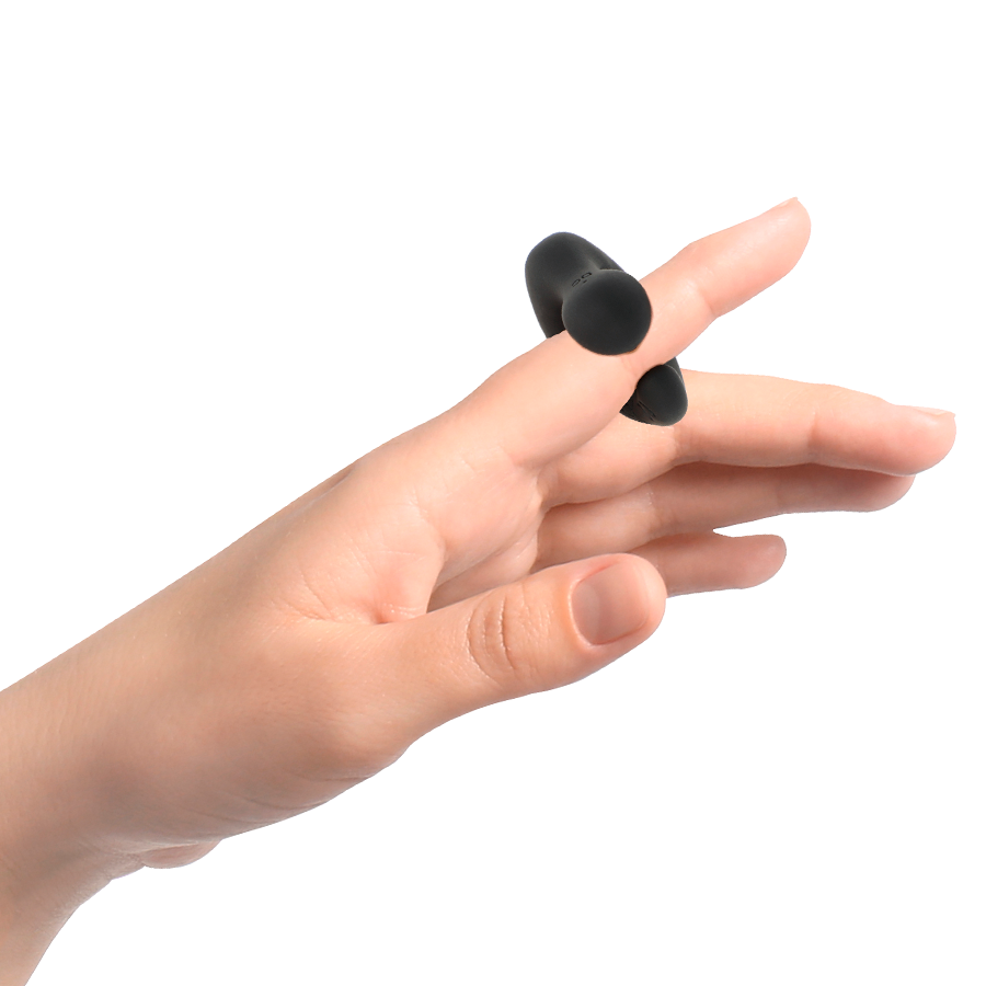 Dé à dés à canard rechargeable en silicone stimulant duckymania – Black & Silver