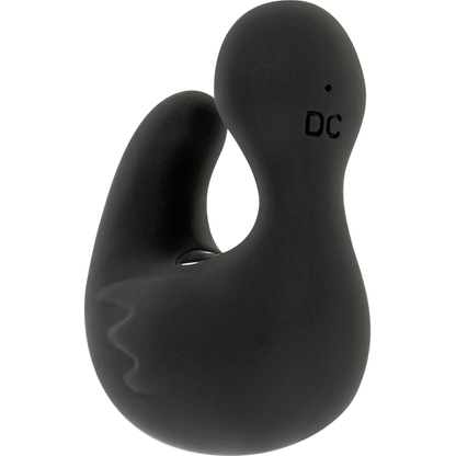 Dé à dés à canard rechargeable en silicone stimulant duckymania – Black & Silver