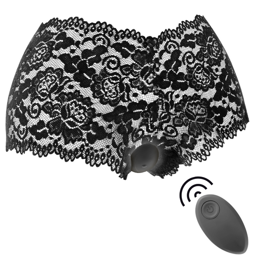 Stimulateur à télécommande zara avec culotte gratuite – Black & Silver