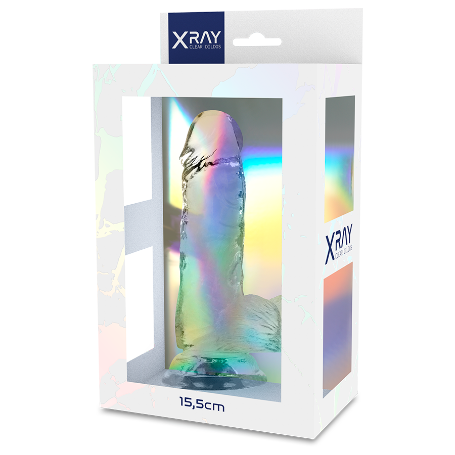 Bite transparente avec boules 15.5 cm -o- 3.5 cm – X Ray