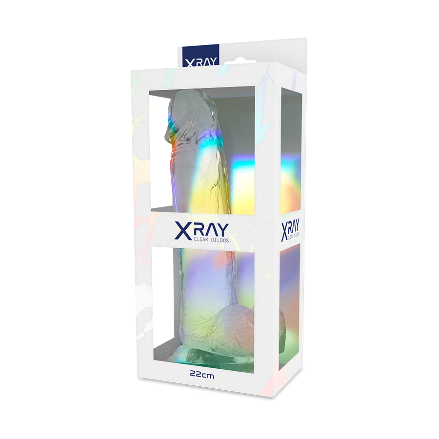 Bite transparente avec boules 22 cm -o- 4.6 cm – X Ray