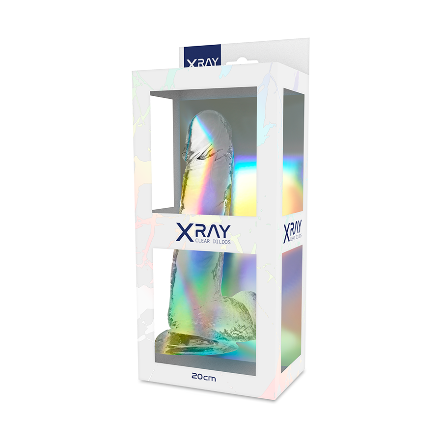 Bite transparente avec boules 20 cm -o- 4.5 cm – X Ray