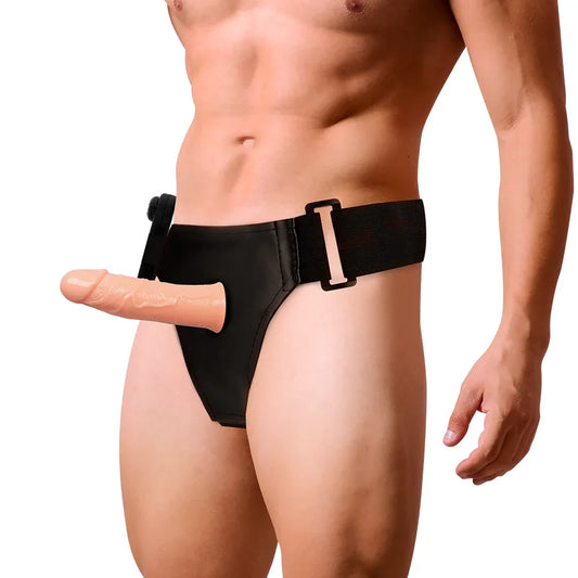 Harness Attraction – Gregory Hollow Rnes avec Vibrateur 16.5 cm O 4.3 cm