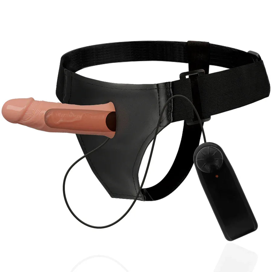 Harness Attraction – Gregory Hollow Rnes avec Vibrateur 16.5 cm O 4.3 cm