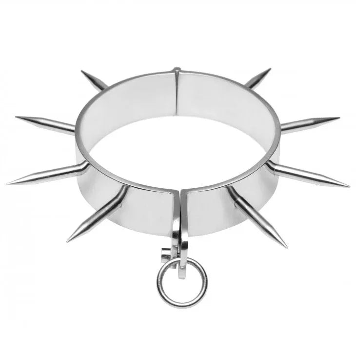Metal Hard – Collier Desclave Bdsm avec Pointes