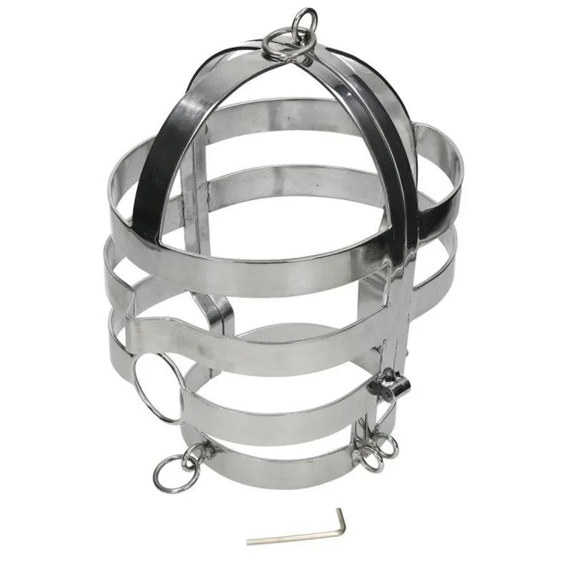 Metal Hard – Masque avec Collier en Acier